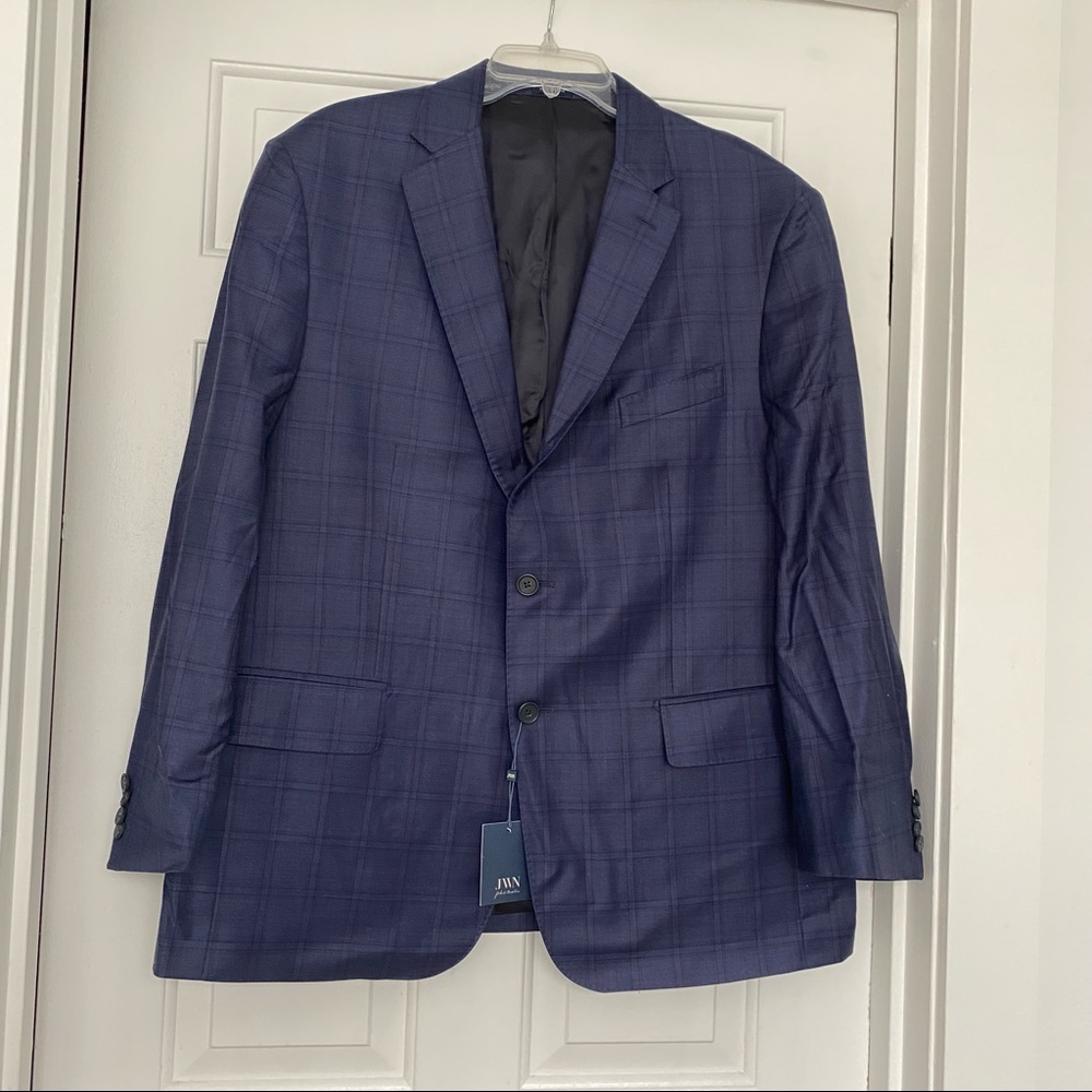 NWT JWN Wool Windowpane Sport Coat Blazer - Picture 11 of 15